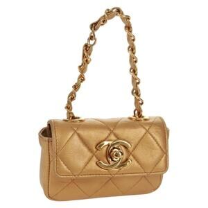 Chanel Mini Matelasse 10 Chain Handle Pouch